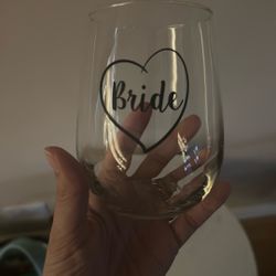 Bride Wine Glass 