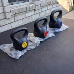 Kettlebell Set 45lb Total 