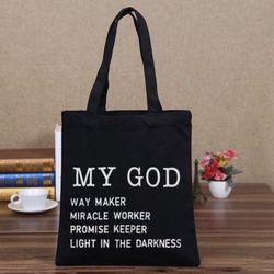 Brand New My God Waymaker Tote Bag Christian Gift 