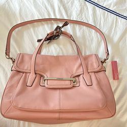 Light Pink Coach Tote Bag with Strap