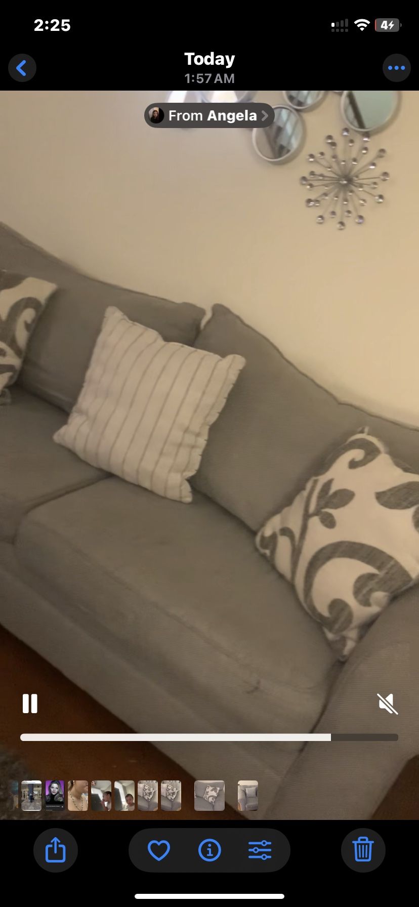 Sofa, Loveseat, And Arm Chair, Light Gray