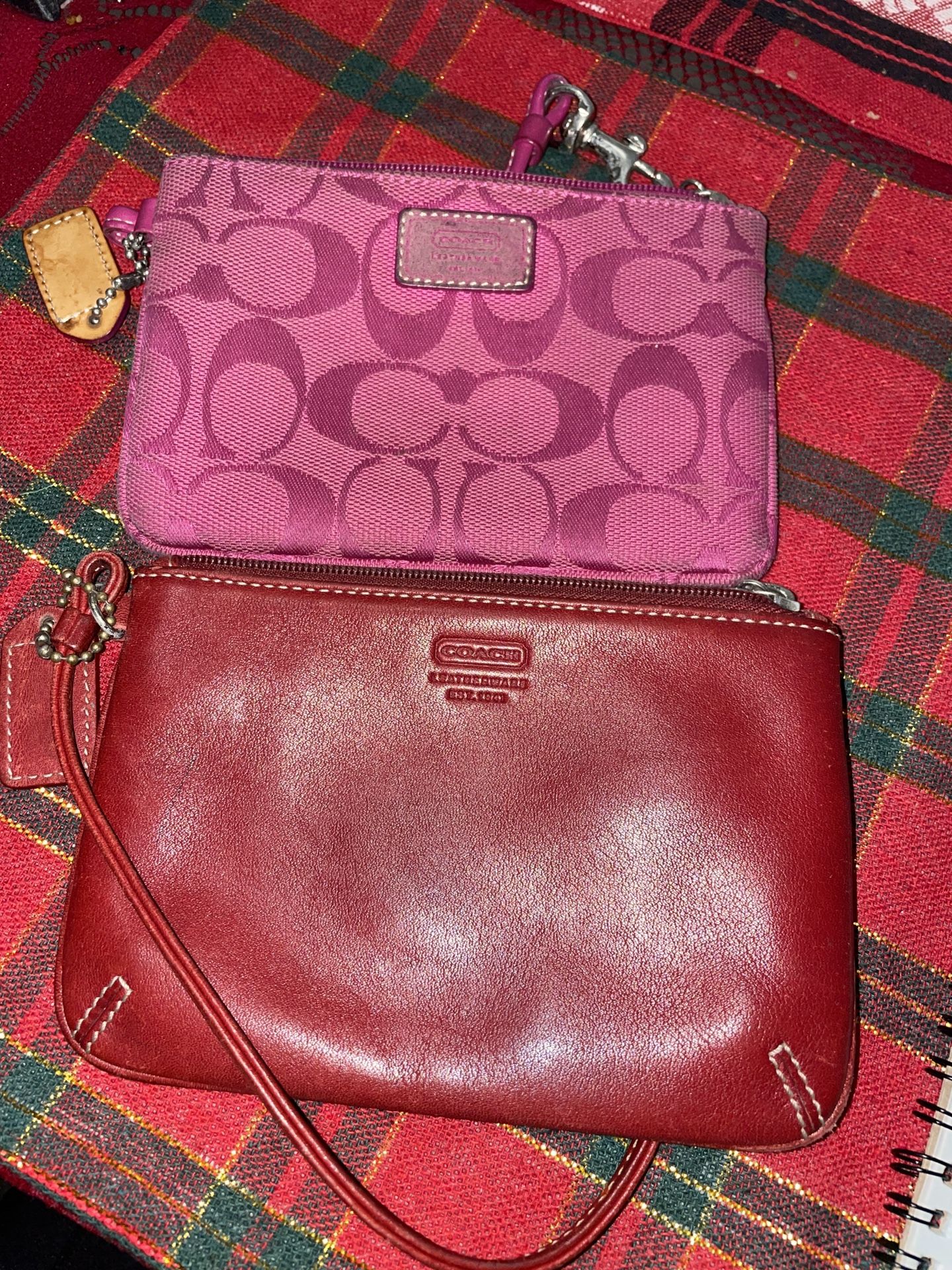 2 Coach Wristlets