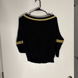 Women’s Black and gold Express sweater #Express 