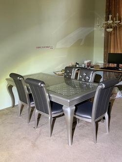 dining table with 5 chairs set