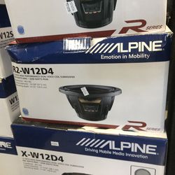 Alpine 12 Inch Type R Subwoofer 
