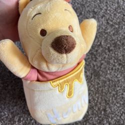 Winnie The Pooh Pull String Hunny Pot Car Seat Toy