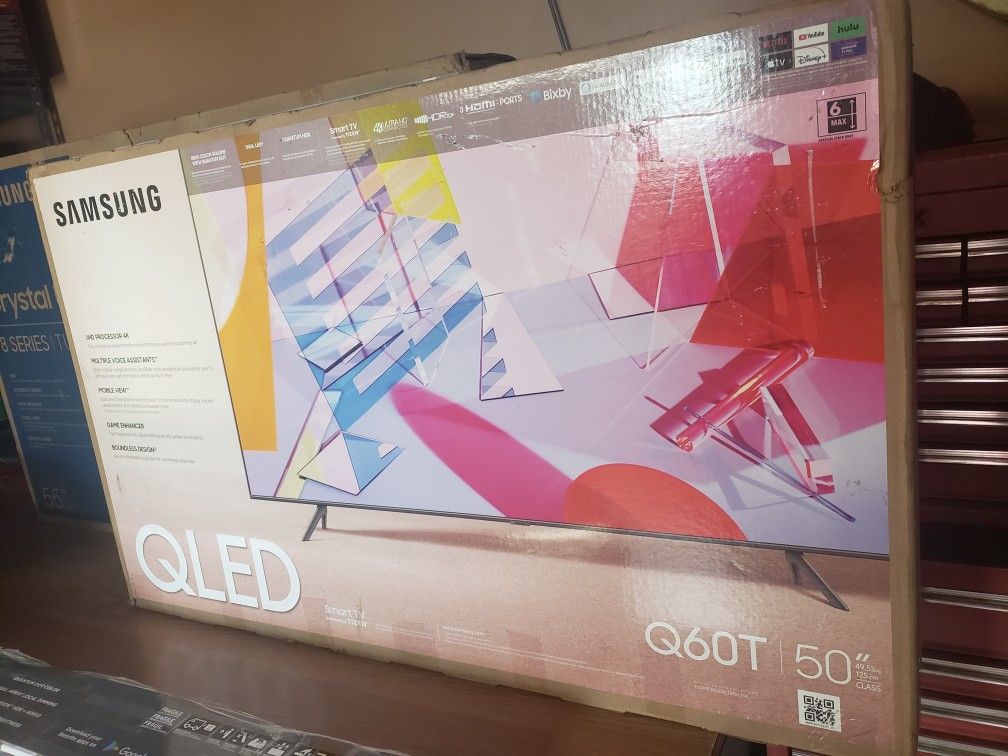 Tv Samsung 50", 4k, Q60T, 2020 Model, HDR, Dynamic Cristal Color, Excellent