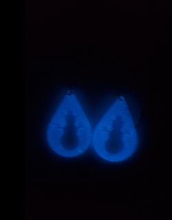 The "Midnight Snowman" Glowing Earrings