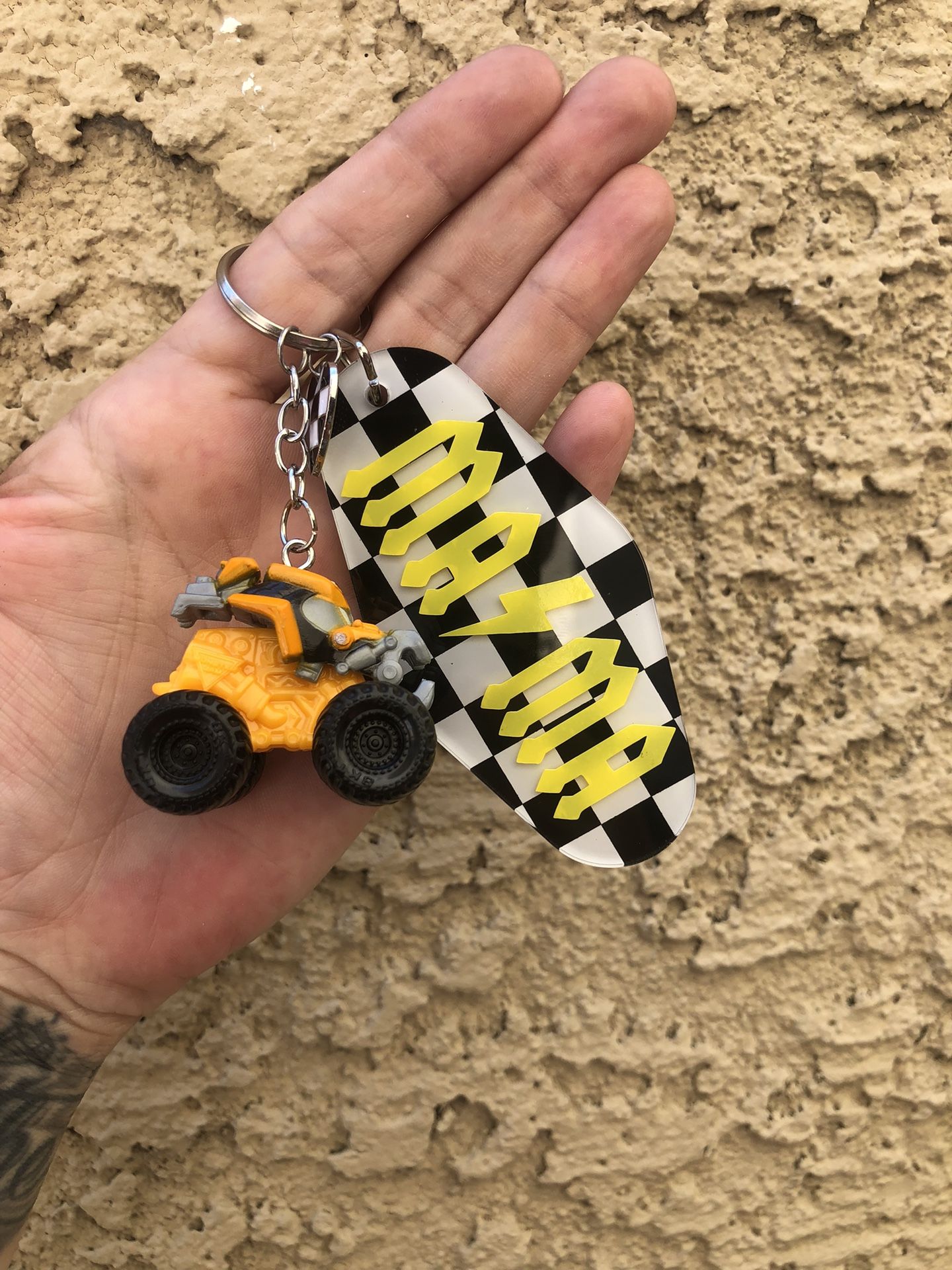 Mini Monster Jam Keychain