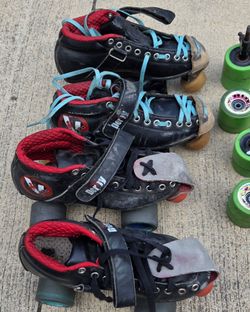 High quality competition roller skates made out of all leather sz. 7