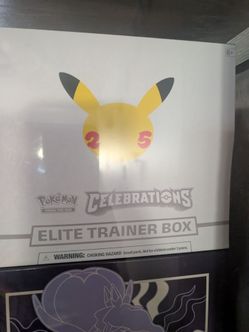 Pokemon Celebrations 25th anniversary elite trainer box