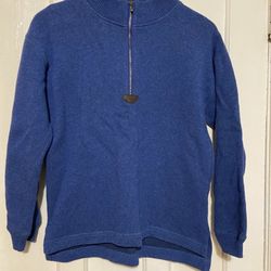 L.L.Bean women’s 1/4 Zipper Pullover Sweater/Small