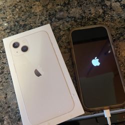 iPhone 13 Great Condition/white/ With Box 