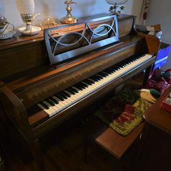 vintage Gulbransen upright piano