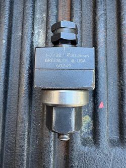 Greenlee Knockout Switch Die Set 60249 1-7/32" with Counter Nut