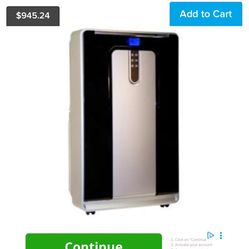Haier 14000 Btu’s 4 In 1  air conditioner , heater , dehumidifier and fan 