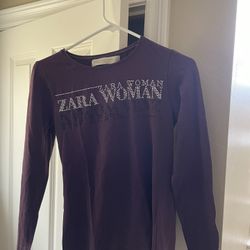 Zara collection women’s long sleeve Shirt size M