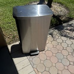 Better Homes & Gardens 13.2 Gallon Rectangular Stainless Steel Kitchen Step Trash Can
