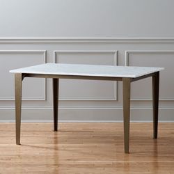 CB2 Paradigm Marble Dining Table 
