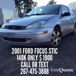 2001 ford focus coupe zx3 stick shift