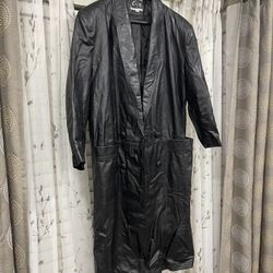 Leather Boots 👢 And Leather Jacket 8.5 & Large