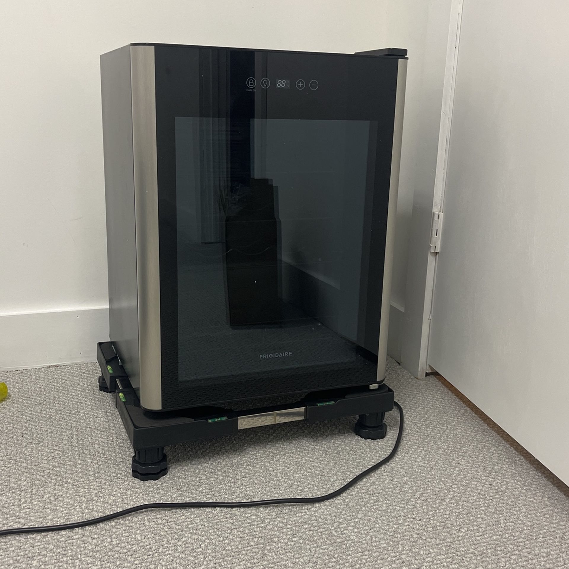 Black Freestanding Wine Cooler