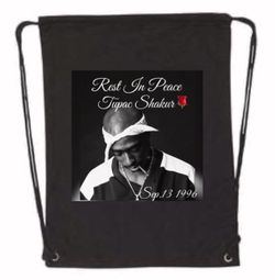 Tupac Drawstring Bookbag