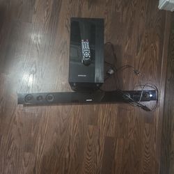 Samsung Sound Bar With Wireless Subwoofer