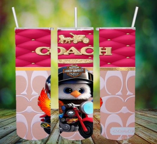 Coach Harley Davidson Tumbler