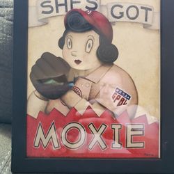 Team BROWN APPAREL SHE'S GOT MOXIE - GICLÉE-PRINT FRAMED

