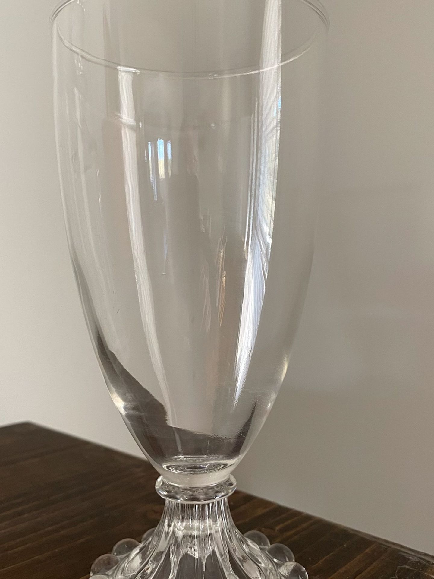 Vintage Anchor Hocking Boopie Water Glass Bubble Stem