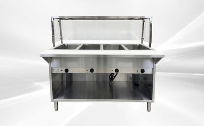 🔥 NSF 4-PLATE WARMER & DRY STEAM WITH COVER – NH-4-OC-C 🍽️
