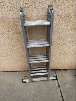Werner 16 ft Multi‑Position Folding Ladder – Heavy‑Duty