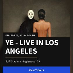 Kanye Ye West Concert tickets 