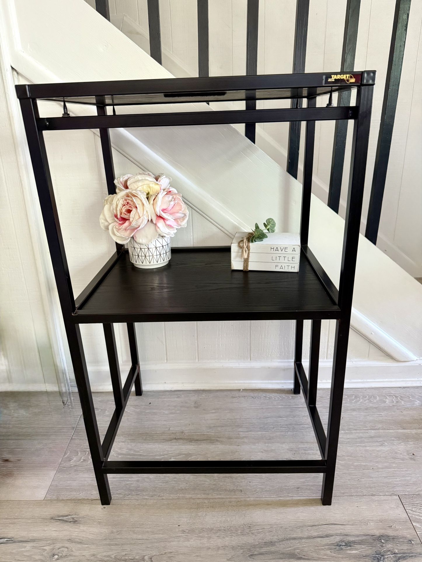Black Metal Console Table