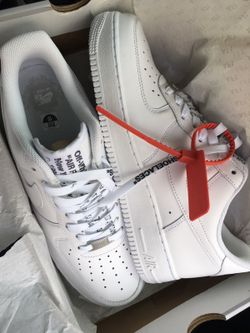 White Air Force 1 Off-white Custom 