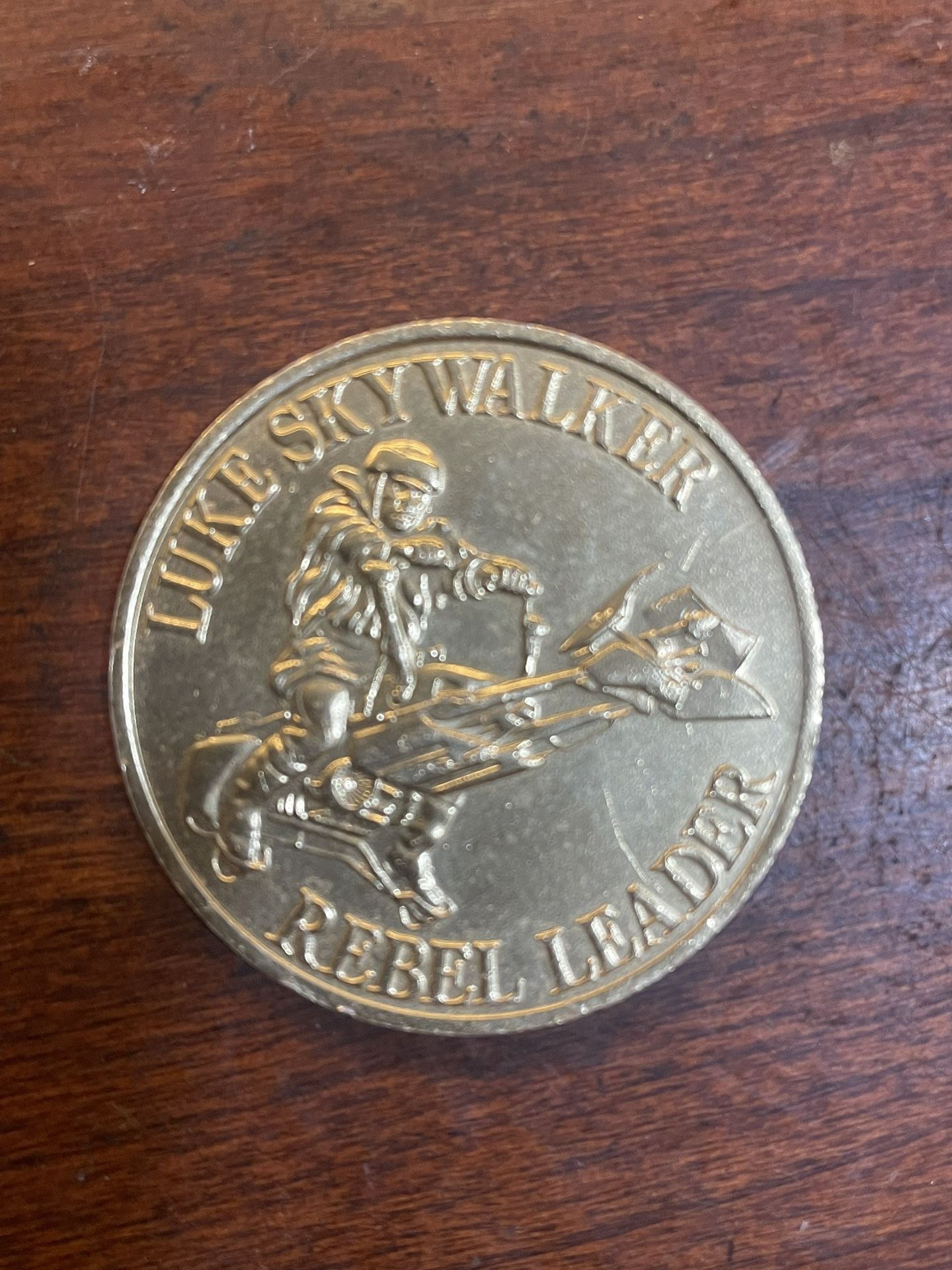 Star Wars Luke Skywalker Rebel Leader Coin 1998 Power Of The Force