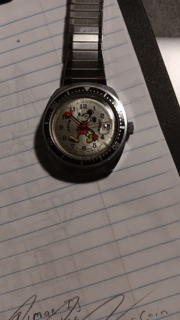 Vintage Mickey Mouse Watch...