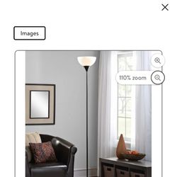 Floor Lamp , 5’11” New , Black 