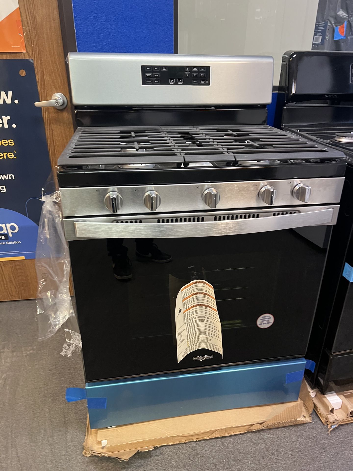 Whirlpool Stainless Steel Gas Range