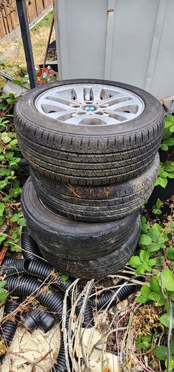 Full Set of 4 tires with BMW 5 Bolt Pattern Rim Size 205/55ZR16
