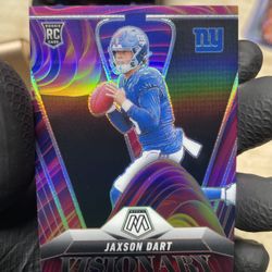 2025 Mosaic Visionary Jaxson Dart SSP Case Hit