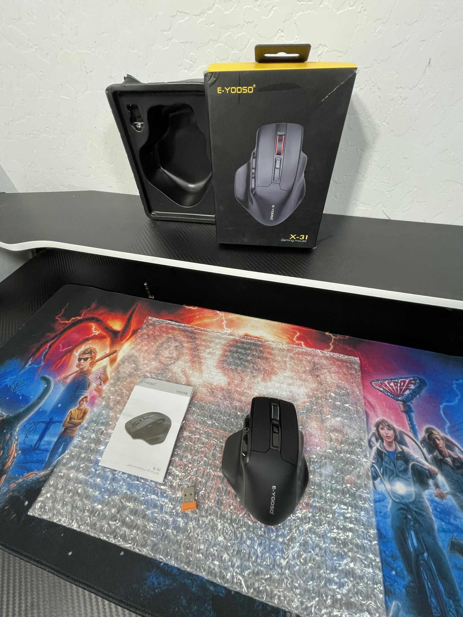New E-YOOSO Large Wireless Mouse for Big Hands, X-31 Cordless Ergo Computer Mouse, 6 Buttons, 5-Level 4800 DPI, 18 Months Battery Life, for Laptop, PC