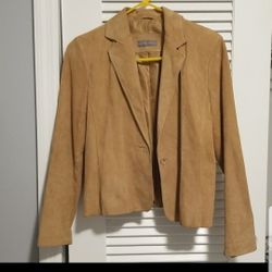 KATE HILL Leather Blazer