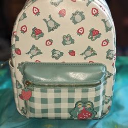 Strawberries And Frogs Bag