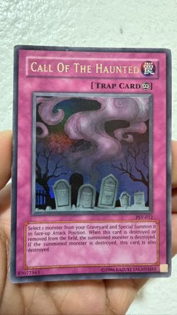Yu-Gi-Oh Call of the Haunted PSV-012 Ultra Rare MP Condition