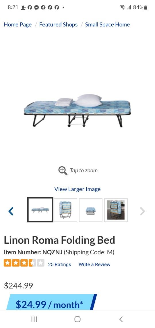 Foldable Bed