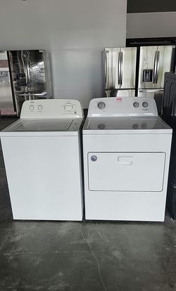 Roper Washer + Whirlpool Dryer Set – Top Load, Agitator, AutoDry