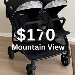 🍼 Jeep Destination Ultralight Double Stroller – Excellent Condition