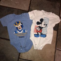Mickey Onesies - 3 to 6 months